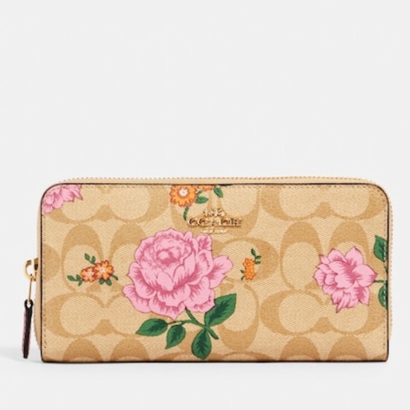 Authentic Coach Signature Rose Tote Bag & Wallet - Picture 7 of 8